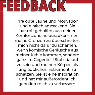 mit freude singen